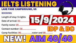 IELTS Listening Practice Test 2024 with Answers 1592024 [upl. by Hillyer820]