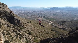 Via Ferrata Sierra Oliva K2K3K4K5K6 Caudete Albacete [upl. by Leribag]