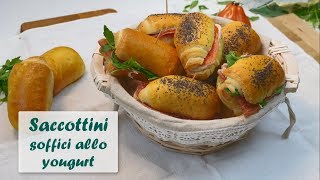 SACCOTTINI soffici allo yougurt 😋  ricetta facile  Lorenzo in cucina  yougurt soft saccottini [upl. by Euqinom]