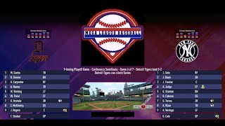 MGLB 2024 Playoffs ALDS Game 6  Detroit Tigers  New York Yankees DET leads 32 [upl. by Neelia]