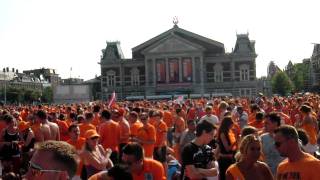 Nederland  Spanje WK Finale 2010 Museumplein Amsterdam [upl. by Nahsyar]