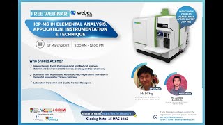 Webinar on ICPMS in Elemental Analysis Application Instrumentation and Technique  Part 2 [upl. by Ttreve203]