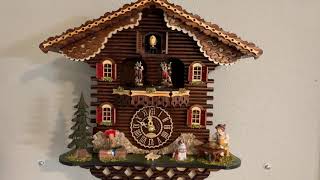 Quartz Swiss House With Music Cuckoo Clock [upl. by Cherrita]