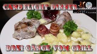 Candelight Dinner vom Grill 3 Gänge für besondere Anlässe 89 [upl. by Eruot653]