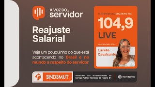 A VOZ DO SERVIDOR  REAJUSTE SALARIAL 1403 [upl. by Ekeiram]