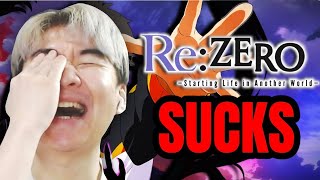 RANT ReZero Is NOT a MASTERPIECE ReZero Is TRASH  Reacting to Triggered Senpai [upl. by Odranoel]