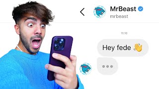 LE ESCRIBI A 100 FAMOSOS POR INSTAGRAM MrBeast me respondio 😱 [upl. by Yenmor579]