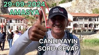 CANLI PAZAR SOHBETİ AMASYA 29092024 SORU CEVAP [upl. by Brader]