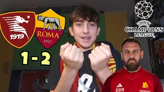 SALERNITANAROMA 12 VERSO LA CHAMPIONS DANIELE DE ROSSI EEE OHH💛❤️ [upl. by Joana]