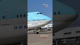 Korean Air 7478 Close amp Personal aviation boeing shorts [upl. by Aelyk]