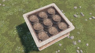 9 barrels in a 1x1  Rust Guide [upl. by Trab]