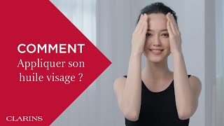 Comment appliquer son huile visage   Clarins [upl. by Healey]