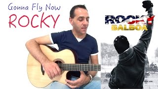 ROCKY  GONNA FLY NOW  GUITAR [upl. by Zanas]