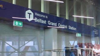 Belfast Grand Central Station 🚌🚍🚅🚆 [upl. by Kendrick]