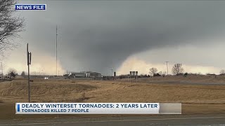 Winterset Tornado Anniversary KCAU9 News at 1130am [upl. by Jensen857]