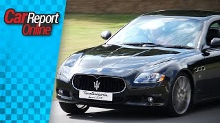 Maserati Quattroporte S very loud Acceleration [upl. by Akemahc]