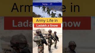 Army life in Siachen glacier  Snow Life of Army siachenglacier indianarmy shorts [upl. by Akinod]