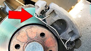 How to Stop Brake Pad Knocking or Rattling Noise in the Calipers [upl. by Naesal]