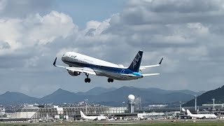 大阪国際伊丹空港 ゴーアラウンドとランディング パイロットの瞬時の判断 [upl. by Rakia]