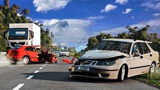 BeamNG Drive  Realistic Car Crashes 8 [upl. by Skoorb]