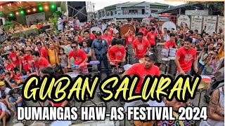 Guban Saluran Drumbeaters  Dumangas Hawas Festival 2024 Street Dancing Competition [upl. by Bonnice]