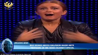 Max George shocks girlfriend Maisie Smith ‘proposing’ on The Chase Celebrity Special [upl. by Sands]