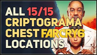 All 15 Criptograma Chest Locations Far Cry 6 [upl. by Nylireg]