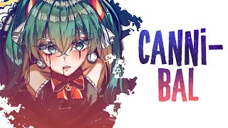 Nightcore  Cannibal  Kesha Lyrics [upl. by Dlorah]