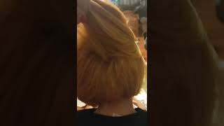 Part 2 Bleaching dark box dyed hair blonde RESULT first bleach session boxbleach bradmondo [upl. by Gladis]