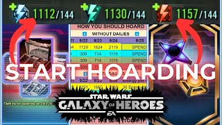 How to HOARD for Bonus Drops in SWGOH [upl. by Aivatan122]