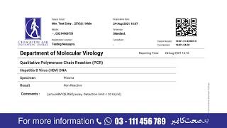 Interpreting HBV DNA PCR Qualitative test [upl. by Lehcem]