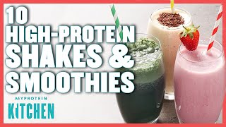 10 Delicious HighProtein Shake amp Smoothie Recipes  Myprotein [upl. by Namya]