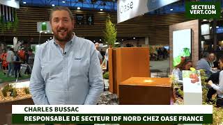 OASE FRANCE  CHARLES BUSSAC Tables d’eau Cube 60 CS 90 CS  Vasque en acier Corten PAYSALIA 2023 [upl. by Yllah]