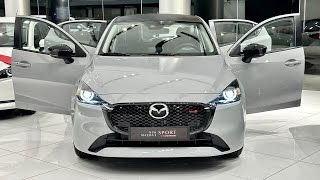 2024 Mazda 2 Sport Edition Hatchback  Airogrey Color  Exterior and Interior Details [upl. by Cale]