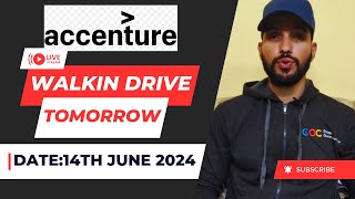 Accenture Mega Walkin Drive Tomorrow [upl. by Evelin]