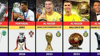 Ur Cristiano List Of Cristiano Ronaldo Career All Trophies And Awards 2024 [upl. by Murielle]