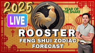 ROOSTER FENG SHUI ZODIAC 2025 FORECAST LIVE [upl. by Piggy648]