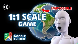 The ENTIRE WORLD in 3D inside of UNITY Google Maps 3D Tiles to Unity TUTORIAL [upl. by Atiana777]