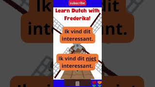 SPEAK DUTCH How to learn Dutch a1 a2 b1 b2 fun learndutch nederlands inburgering exam nt2 [upl. by Loma]