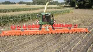 Chopping 20 rows of corn with Kemper [upl. by Pironi]