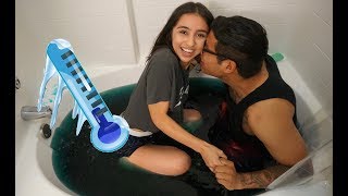 HILARIOUS ICE BATH CHALLENGE [upl. by Klump]