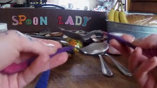 How to Play Spoons 2  types of musical spoons Spoon Lady [upl. by Lim]