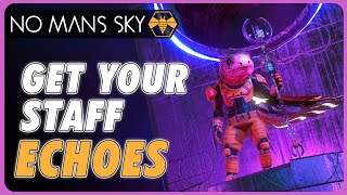 How to find the NEW Race and build your own Staff  No Mans Sky ECHOES [upl. by Gefen]