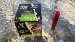 Cheddite 410 3” 1116 Ounce 6 Shot Game Load  Breakdown [upl. by Cassady]