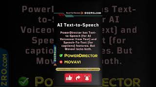 CyberLink PowerDirector vs Movavi video editor Comparison [upl. by Manvel]