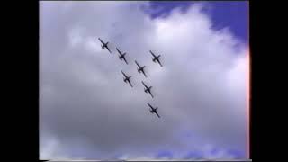 Belgian 7 Fouga formation display [upl. by Galan]