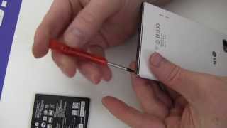 How to Replace Your LG Optimus Vu Battery [upl. by Harbison744]