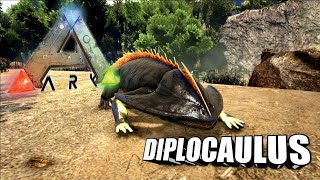 Taming A Diplocaulus  Ark Survival Evolved  The Island [upl. by Tsirhc17]