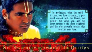 Spiritual Quotes by SRI SWAMI VISHWANANDA [upl. by Htes]