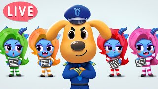 🔴LIVE  Antels Rescue Mission  Police Cartoon  Kids Videos for Kids  Sheriff Labrador [upl. by Esta]